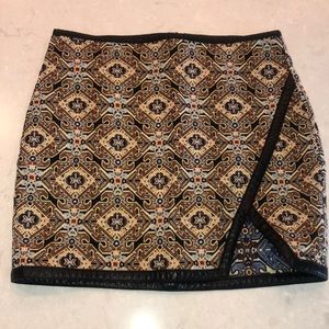 Express Patterned Envelope Skirt